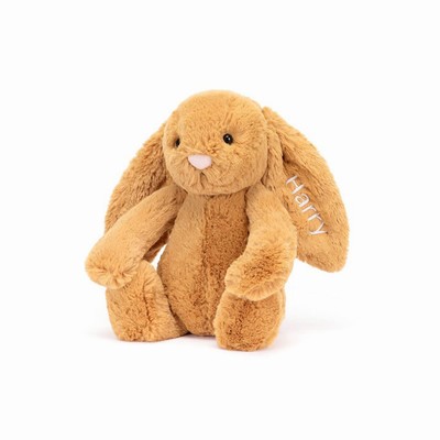 Jellycat Bashful Golden Bunny Medium Australia | 764519LHS